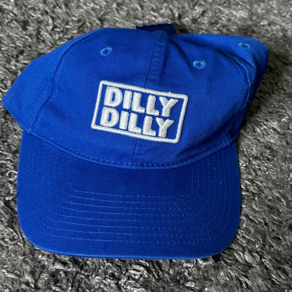 Dilly Dilly Bud Light Hat Cap Adjustable Strap Blue Logo